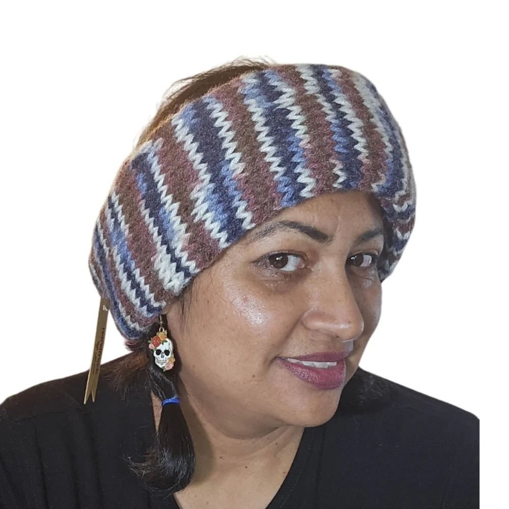 Hand Crafted Crochet Headband Ear Warmer Twist Scarf